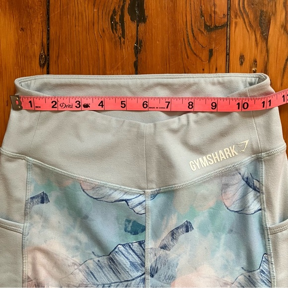 gym shark legging efflorescent blue size small - Picture 10 of 10